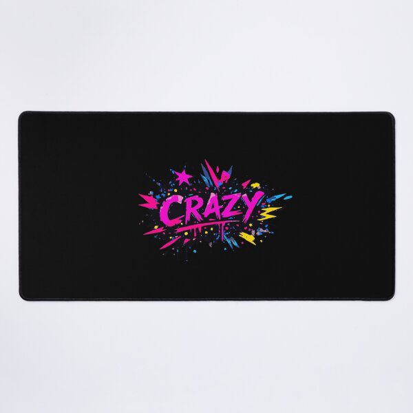 Item preview, CRAZY Graffiti – Colorful Neon Street Art Typography designed and sold by FeverVoid.