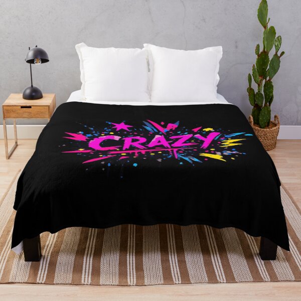 Item preview, CRAZY Graffiti – Colorful Neon Street Art Typography designed and sold by FeverVoid.