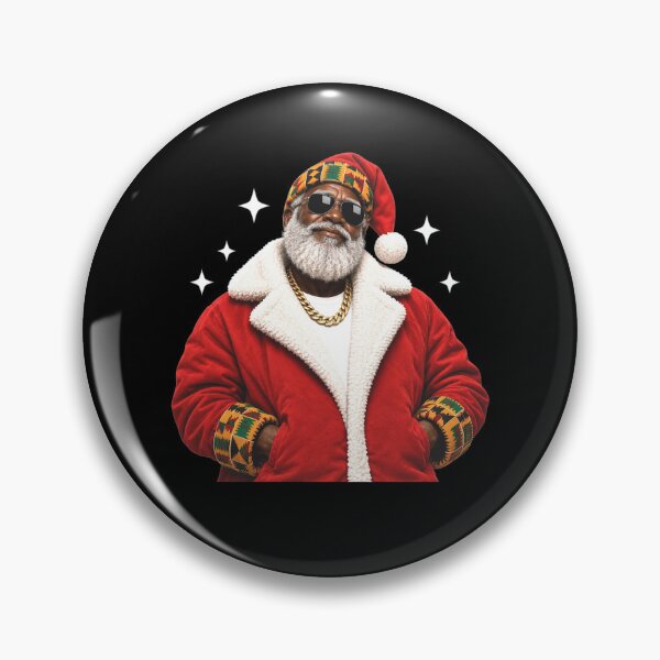 Item preview, African American Santa Claus Christmas Pajama Kente Cool Black designed and sold by clothesy7.