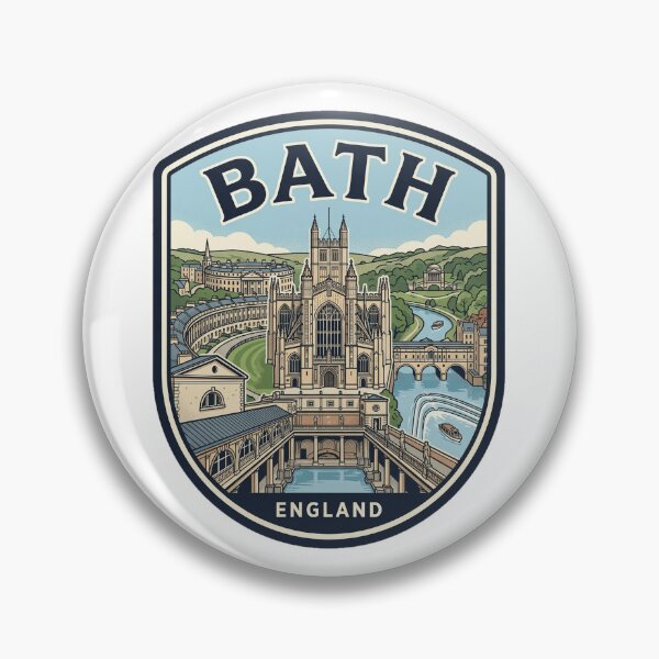 Item preview, Bath England Vintage Travel Emblem designed and sold by k3rstman1.