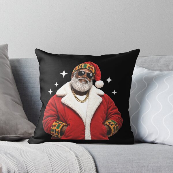 Item preview, African American Santa Claus Christmas Pajama Kente Cool Black designed and sold by clothesy7.