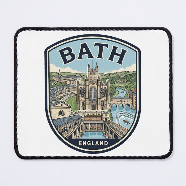 Item preview, Bath England Vintage Travel Emblem designed and sold by k3rstman1.