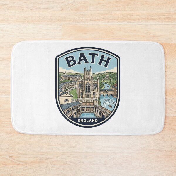 Item preview, Bath England Vintage Travel Emblem designed and sold by k3rstman1.