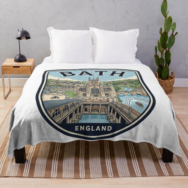 Item preview, Bath England Vintage Travel Emblem designed and sold by k3rstman1.
