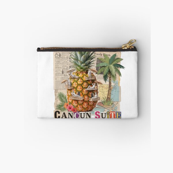 Item preview, Cancun Wave Mexico Beach & Spring Break Dadaist Collage - Tropical Vacation Art designed and sold by OzzFrequency.