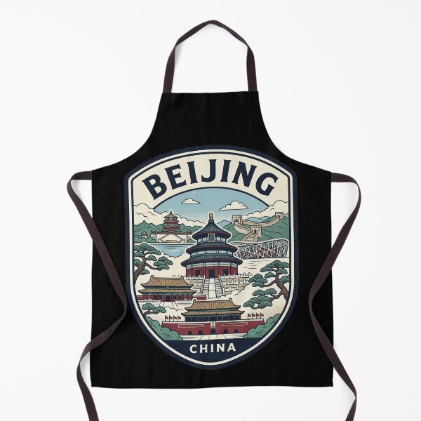 Item preview, Beijing China Travel Badge Vintage Skyline designed and sold by k3rstman1.