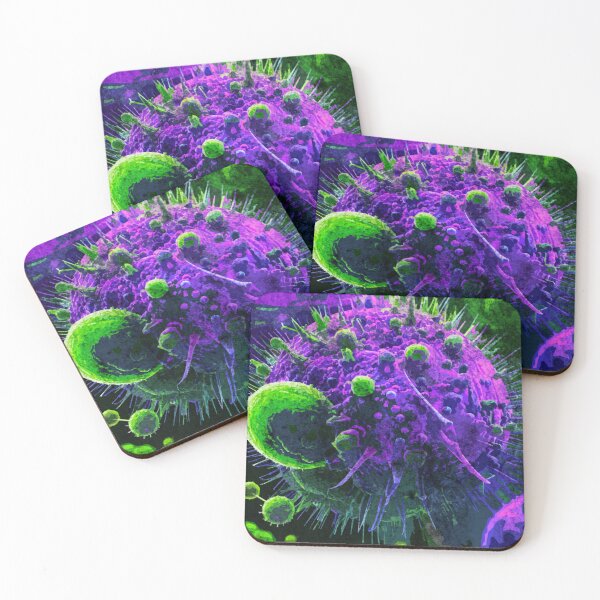 Item preview, Abstract microbe designed and sold by kinpirks.