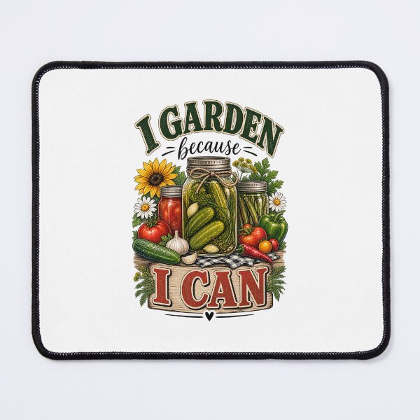 Item preview, I Garden Because I Can – Funny Gardening & Canning Home Preserving Design designed and sold by InkBarn.