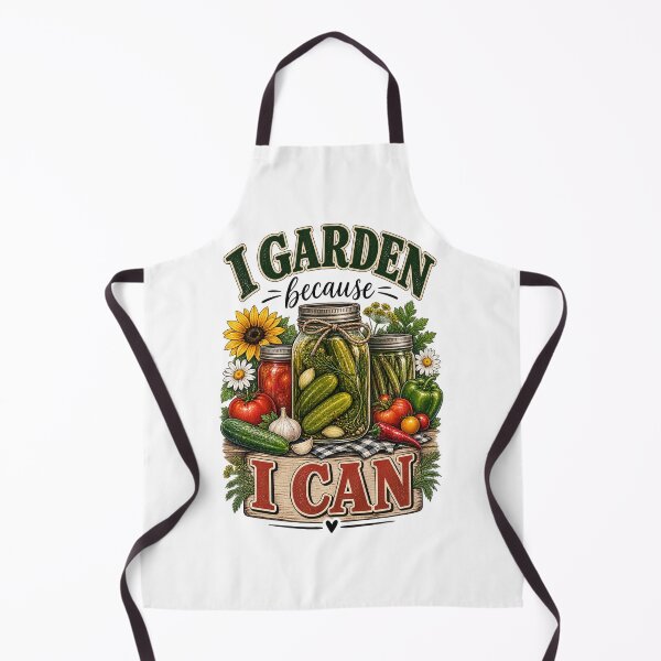 Item preview, I Garden Because I Can – Funny Gardening & Canning Home Preserving Design designed and sold by InkBarn.