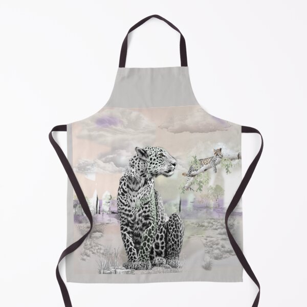 Item preview, Leopard in Dreamy Landscape designed and sold by Patricia Brown.