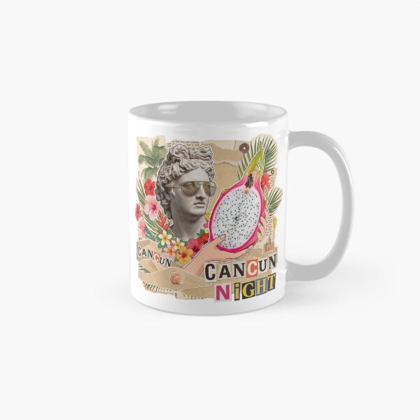 Item preview, Cancun Wave Mexico Beach & Spring Break Dadaist Collage - Tropical Vacation Art designed and sold by OzzFrequency.