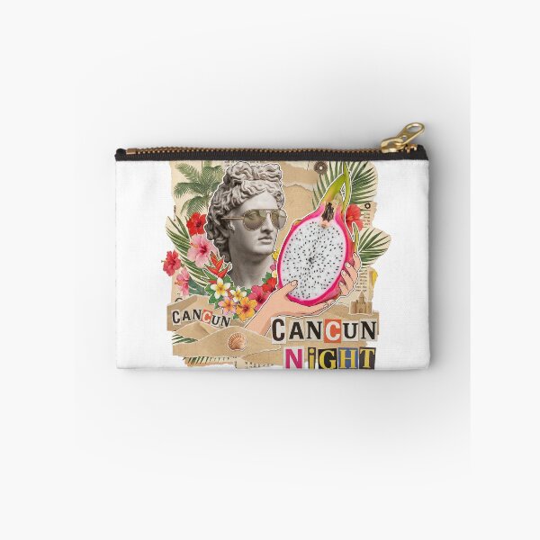 Item preview, Cancun Wave Mexico Beach & Spring Break Dadaist Collage - Tropical Vacation Art designed and sold by OzzFrequency.