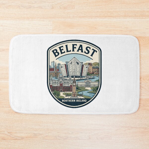 Item preview, Belfast Northern Ireland Vintage Travel Badge designed and sold by k3rstman1.