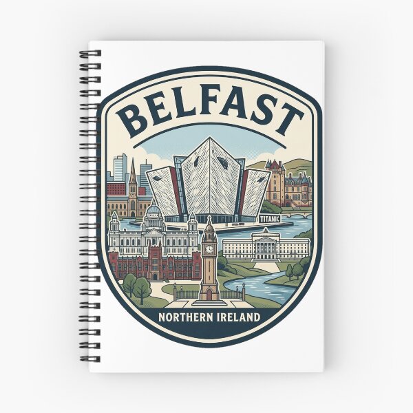 Item preview, Belfast Northern Ireland Vintage Travel Badge designed and sold by k3rstman1.