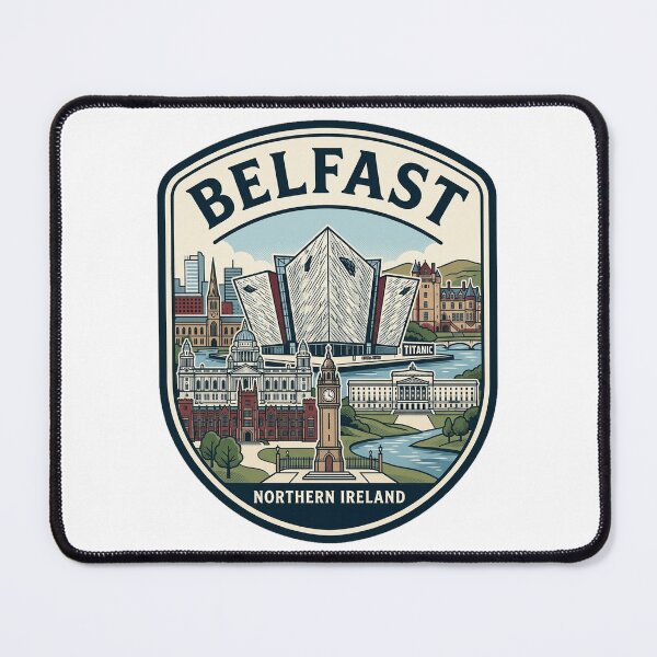 Item preview, Belfast Northern Ireland Vintage Travel Badge designed and sold by k3rstman1.
