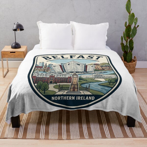 Item preview, Belfast Northern Ireland Vintage Travel Badge designed and sold by k3rstman1.