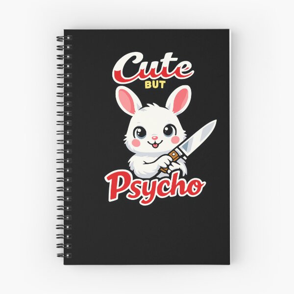 Item preview, Cute but Psycho – Sweet Psycho Bunny with a Knife designed and sold by FeverVoid.