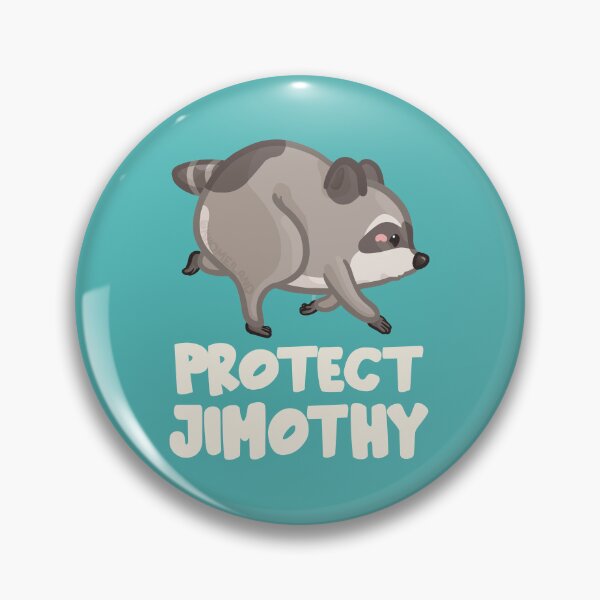 Item preview, Protect Jimothy Raccoon Light Font Version designed and sold by Khotekmei.