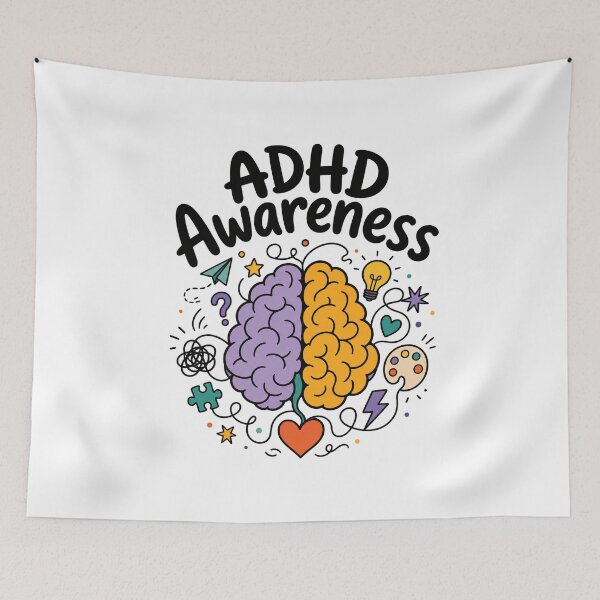 Item preview, ADHD Awareness designed and sold by musthavewords.