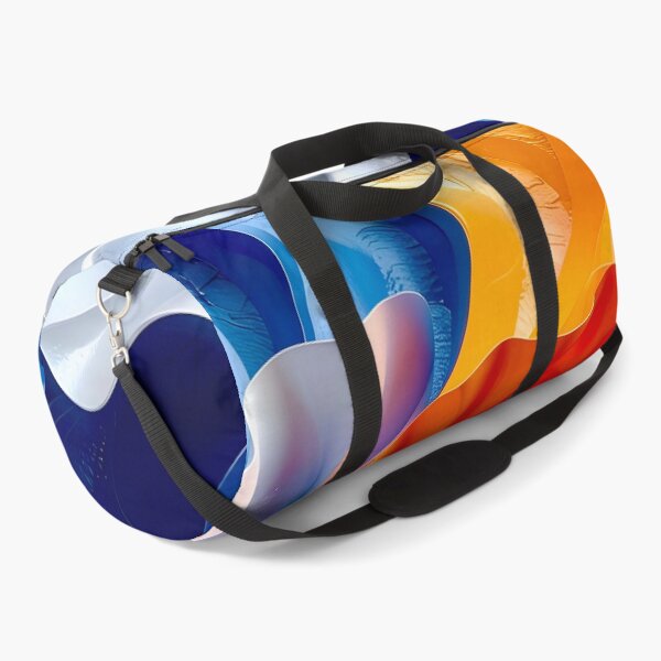 Item preview, Colorful Spiral Pattern in Orange and Blue designed and sold by Vicky Brago-Mitchell®.