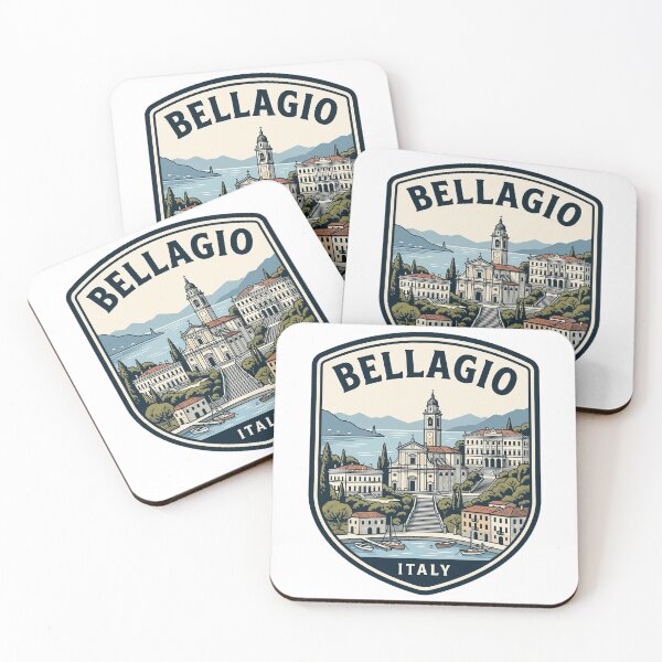 Item preview, Bellagio Lake Como Italy Vintage Travel Badge designed and sold by k3rstman1.