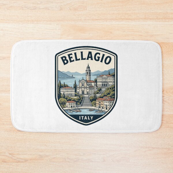Item preview, Bellagio Lake Como Italy Vintage Travel Badge designed and sold by k3rstman1.