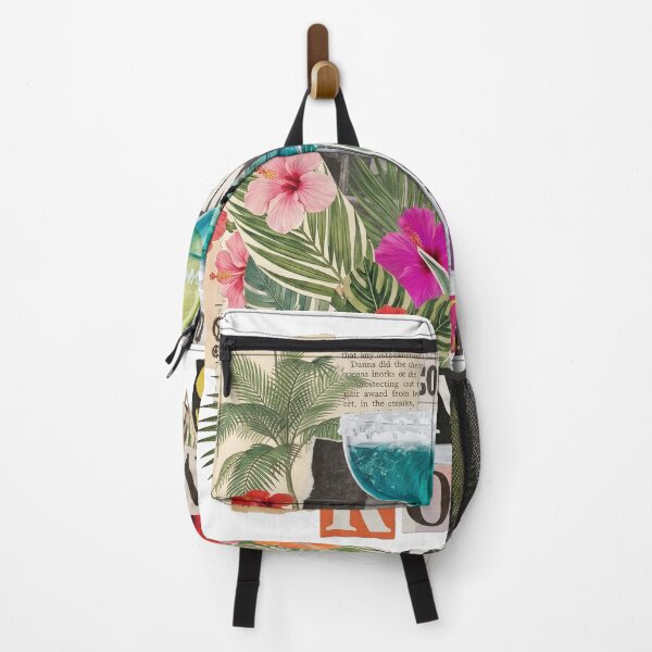 Item preview, Cancun Wave Mexico Beach & Spring Break Dadaist Collage - Tropical Vacation Art designed and sold by OzzFrequency.