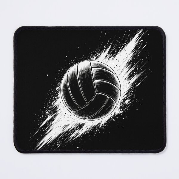 Item preview, Volleyball Ink Splatter Art designed and sold by NorthRally.
