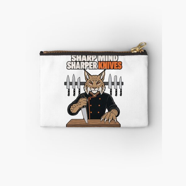 Item preview, Sharp Mind Sharper Knives | Funny Anthro Lynx Chef Design designed and sold by Furrenzy.
