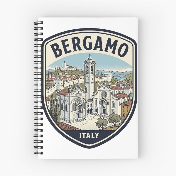 Item preview, Bergamo Italy Vintage Travel Emblem designed and sold by k3rstman1.