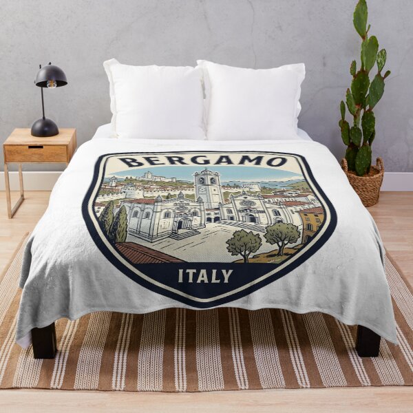 Item preview, Bergamo Italy Vintage Travel Emblem designed and sold by k3rstman1.