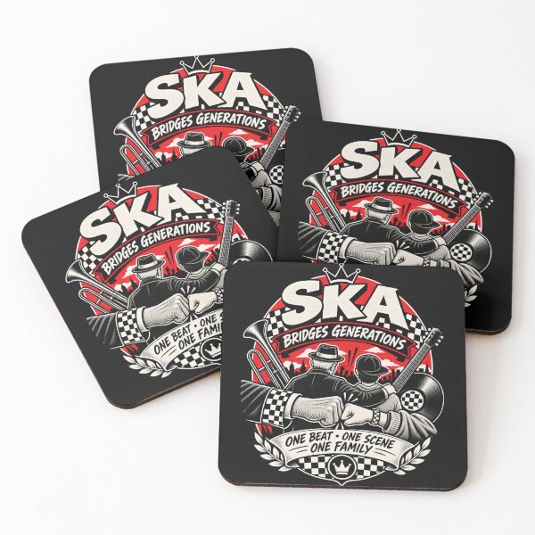 Aperçu de l'œuvre Ska Bridges Generations – Un rythme, une scène, une famille créée et vendue par rude vibes shop.