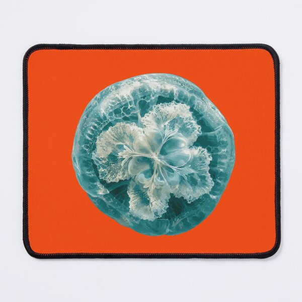Item preview, Ethereal Macro Jellyfish Bell Ocean Fantasy Abstract Art designed and sold by AbderraimArt.