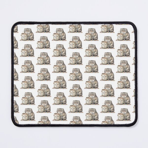 Item preview, Grumpy Fuel | Pallas Cat (Manul) Coffee Lover Meme Design designed and sold by HelgaCraftery.