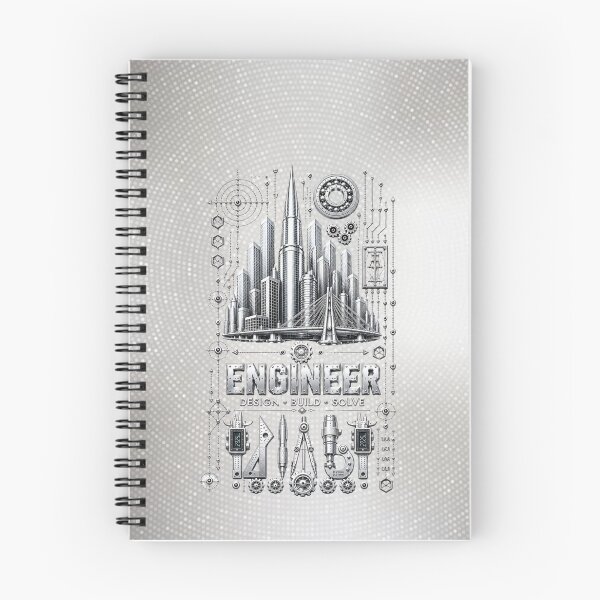 Item preview, Engineer Titanium Silver – Design Build Solve designed and sold by HO•Designs.