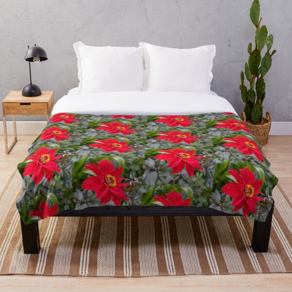 Artikelvorschau, Rote Blume der Dahlie entworfen und verkauft von LinkFamilyStore.
