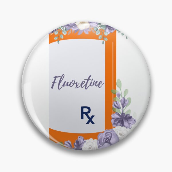 Item preview, Floral Fluoxetine Rx designed and sold by lizzieissorad.