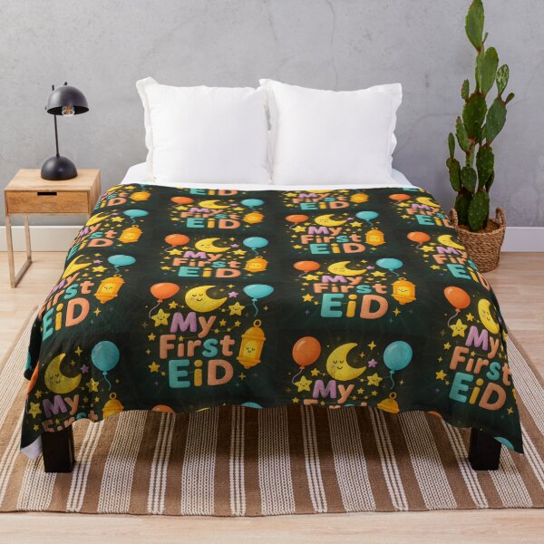 Item preview, "My First Eid" Cozy Night Sky Celebration Design designed and sold by D-Islamic.