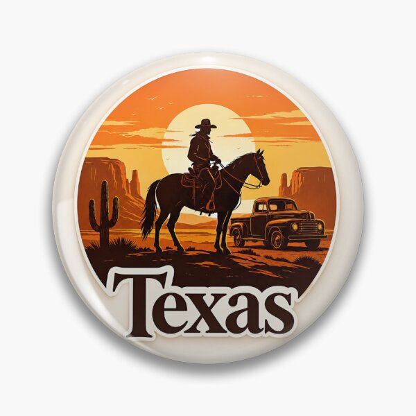 Item preview, Vintage Texas Cowboy Western Sunset designed and sold by Retro Arabica.