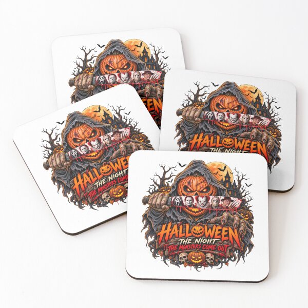Item preview, Halloween Horror Monster Pumpkin – The Night The Monsters Come Out designed and sold by afr-saad.