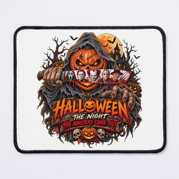Item preview, Halloween Horror Monster Pumpkin – The Night The Monsters Come Out designed and sold by afr-saad.