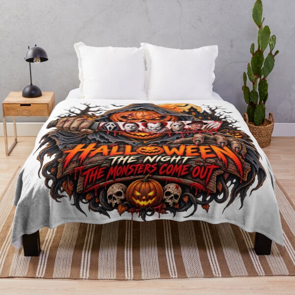 Item preview, Halloween Horror Monster Pumpkin – The Night The Monsters Come Out designed and sold by afr-saad.