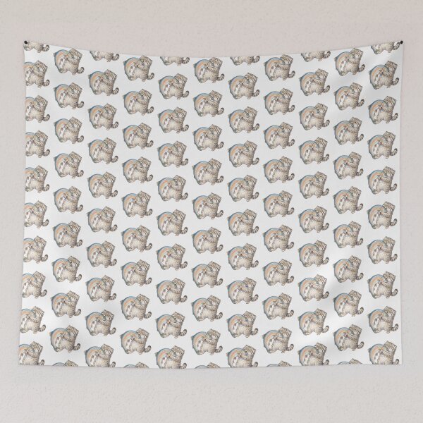 Item preview, Professional Fish Inspector | Cute Pallas Cat (Manul) Funny Meme Design designed and sold by HelgaCraftery.