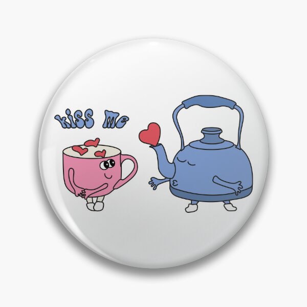 Item preview, Cute Groovy Tea and Cup Love designed and sold by SvetlanaLiDesign.