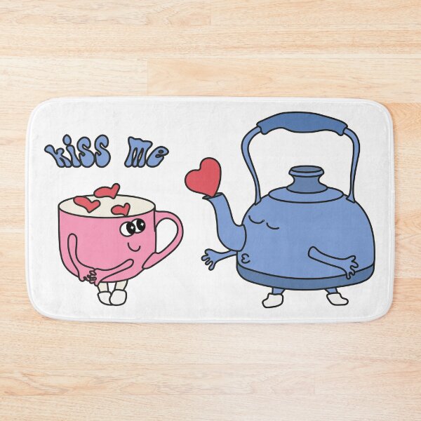 Item preview, Cute Groovy Tea and Cup Love designed and sold by SvetlanaLiDesign.