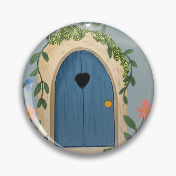 Item preview, Enchanted Fairy Door | Whimsical Cottagecore Door Illustration | Magical Garden Door | Fantasy Nature Art | Cozy Fairycore Decor designed and sold by MixedMuse24.