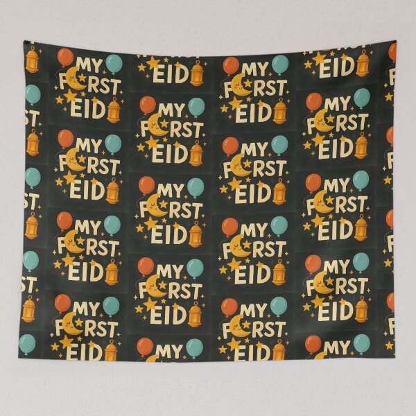 Item preview, My First Eid – Cute Festive Design for Kids designed and sold by D-Islamic.
