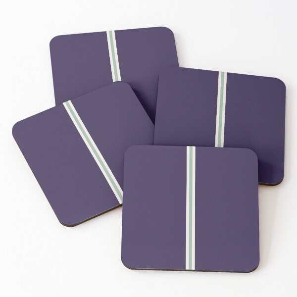 Item preview, NAVY BLUE, MUTED GREEN & CREAM Central Vertical 3 STRIPES designed and sold by RachelMacht.