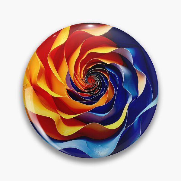 Item preview, Vibrant Spiral of Orange and Blue designed and sold by Vicky Brago-Mitchell®.