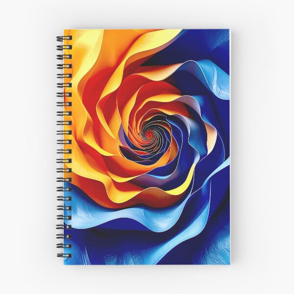Item preview, Vibrant Spiral of Orange and Blue designed and sold by Vicky Brago-Mitchell®.